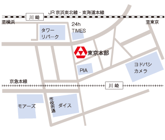 東京本部MAP